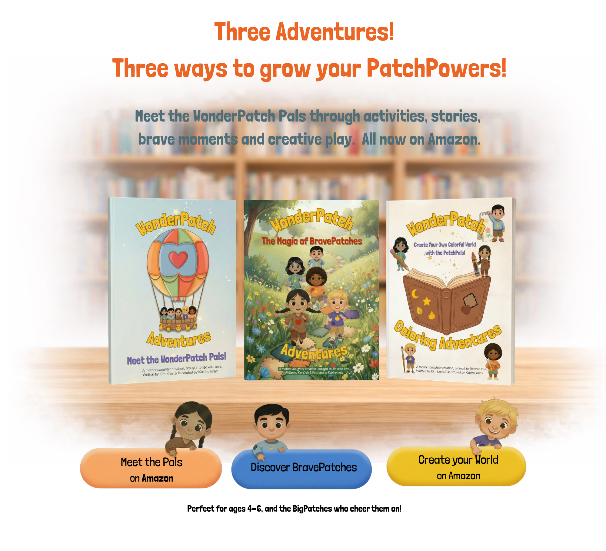 Wonderpatch Adventures Books